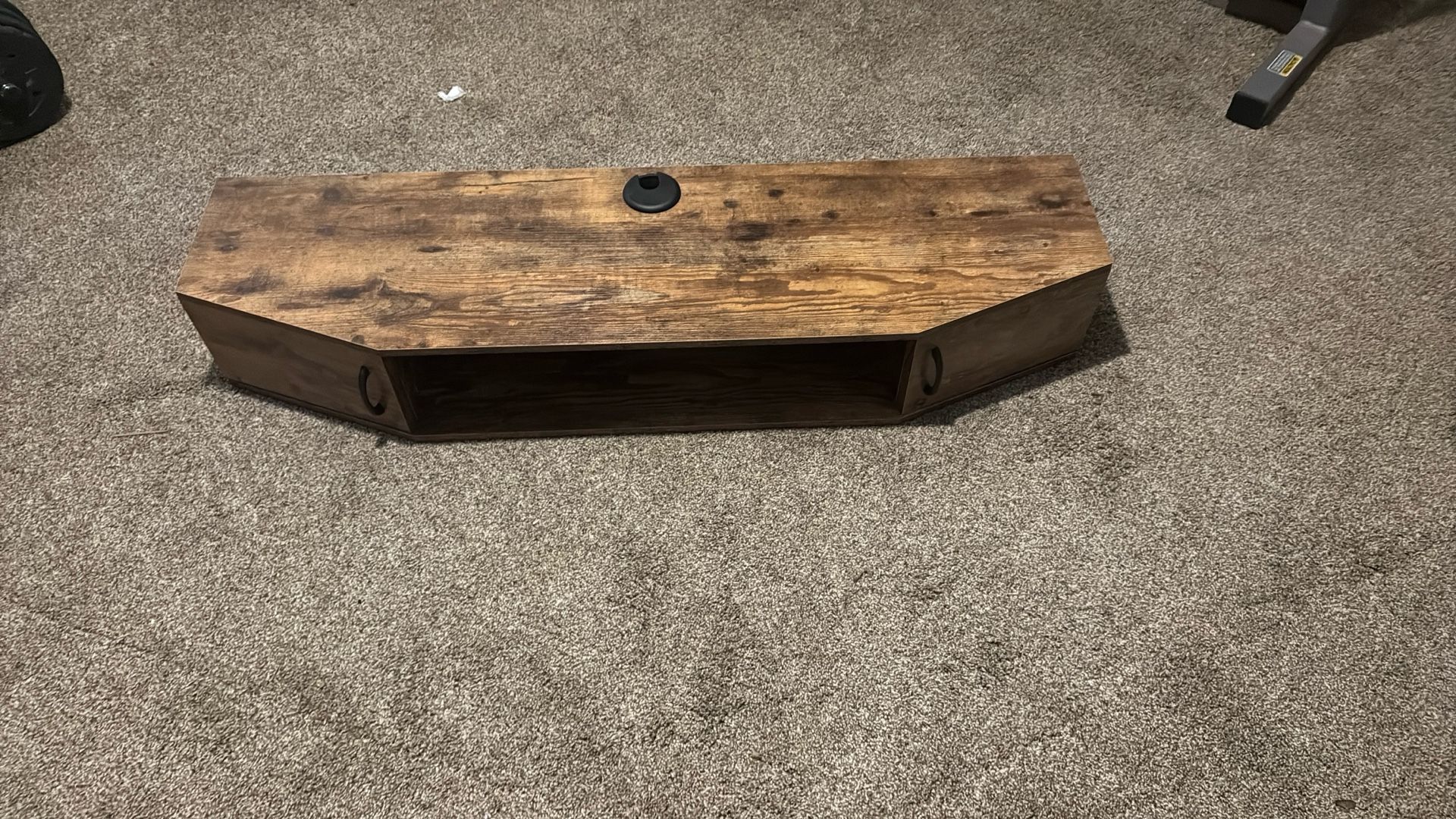 Tv Stand (rustic Brown)mounted