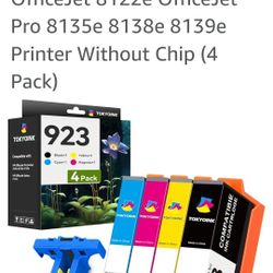 TOKYOINK 923 Ink Cartridges Combo Pack Replacement for 923 Ink Cartridges Work for OfficeJet 8120 8122e 8123 OfficeJet Pro 8130 8135e 8138e 8139e Prin