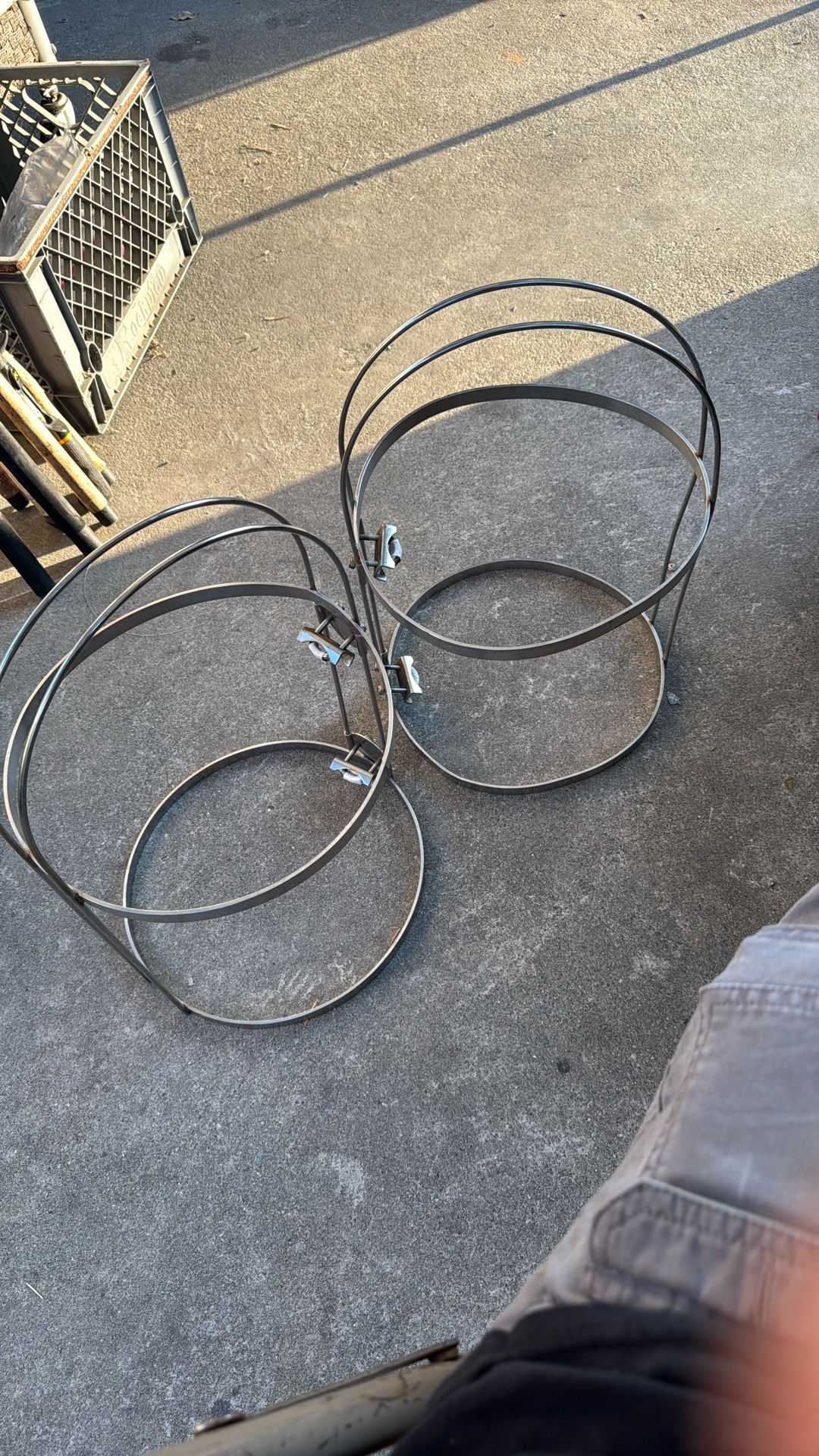 Stainless Steel Boat Fender Holders (2)