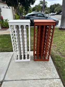Pine Wood 44 Bottle Wine Rack -price for both