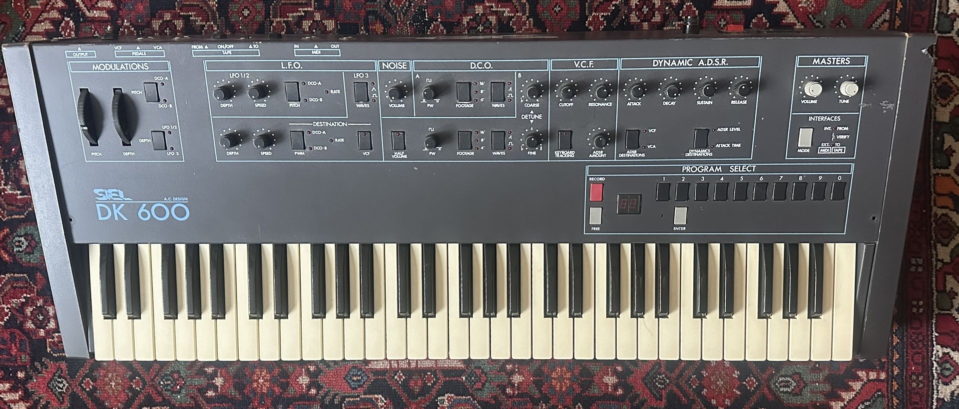 Siel DK-600 Vintage Analog Synthesizer