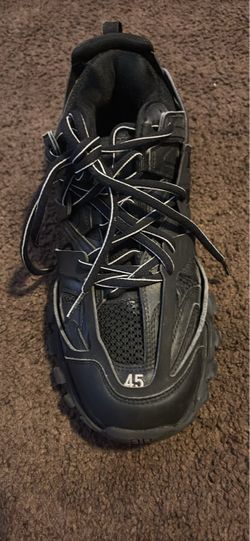 Black led balenciaga tracks size 12