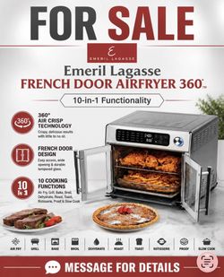 Emeril Lagasse French Door Air Fryer 360