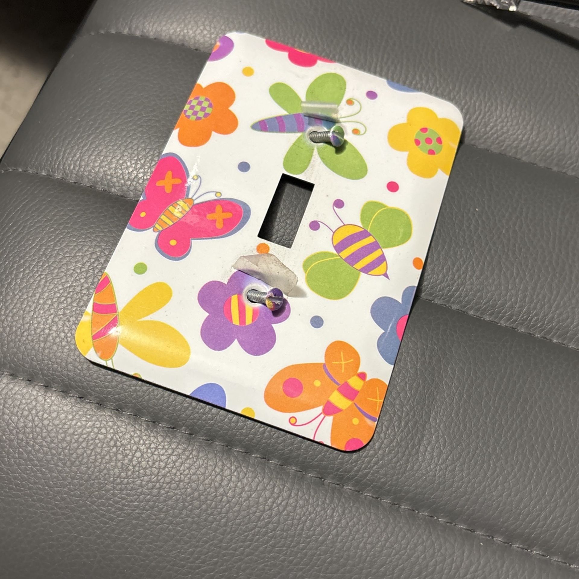 Metallic Light Switch Plate