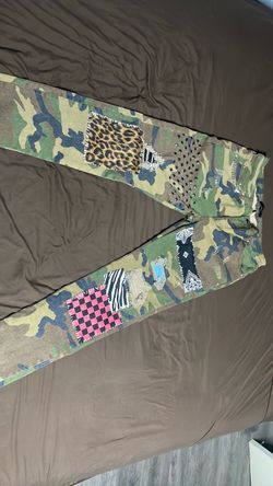 Camo Patchwork Pants