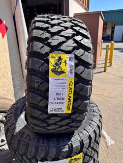 33x12.50R20 ATLANDER ROVERCLAW M/T I 119Q LT 10 PLY NEW 4 tires 33” 20” llantas