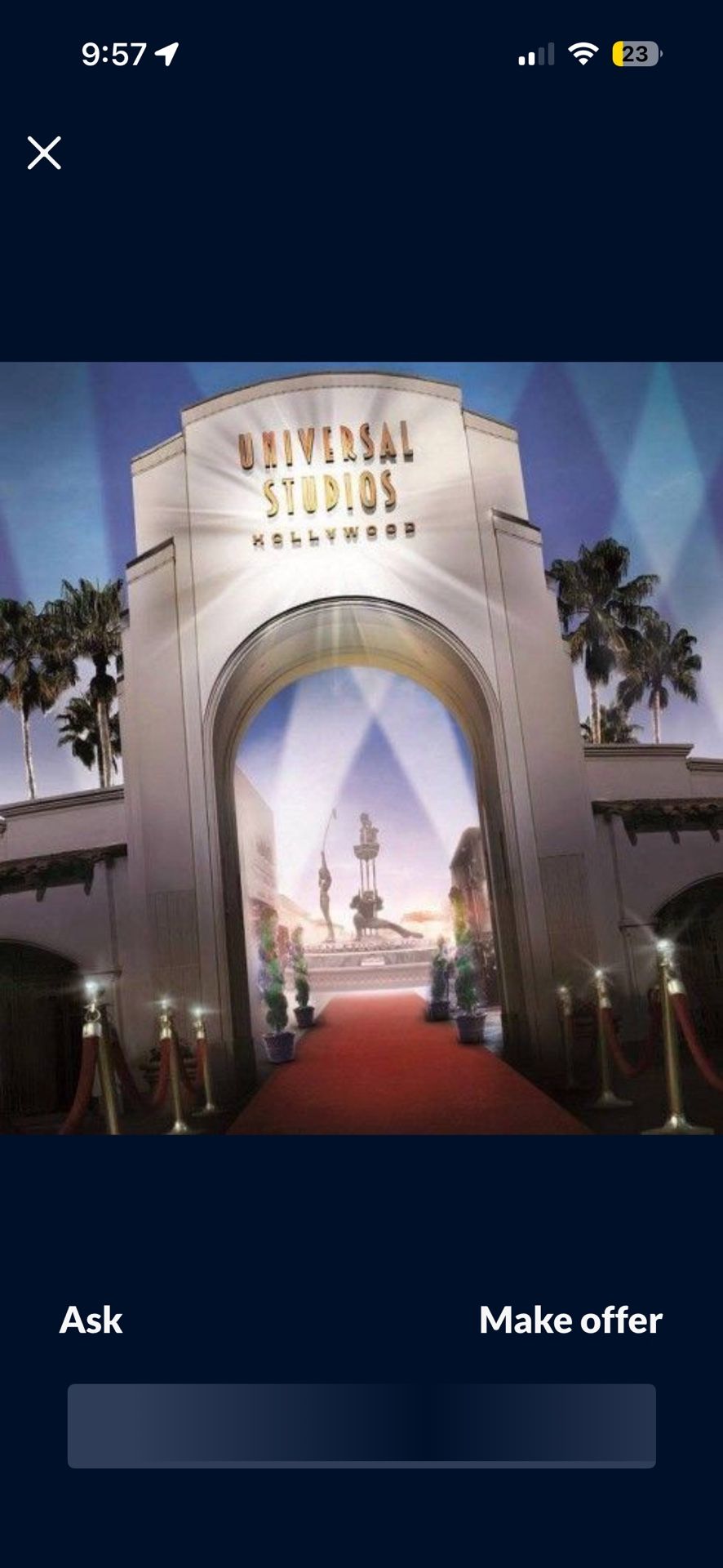 Halloween Horror Nights Tickets Oct 29