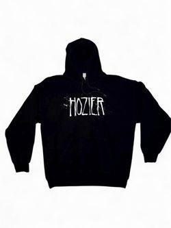 Y2K Hozier Official Merch Band Merch Band Hoodie 2000s Black Emo Grunge Indie - Size Large