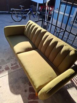 Sofa bed.