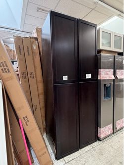 Brown pantry’s 96x18