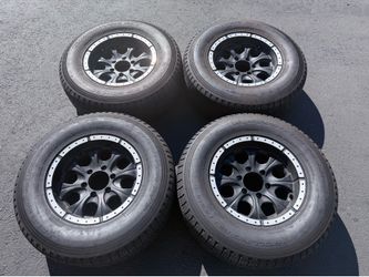 (4) 16" Chevy GMC Wheels 265/70R16 RBP Tires