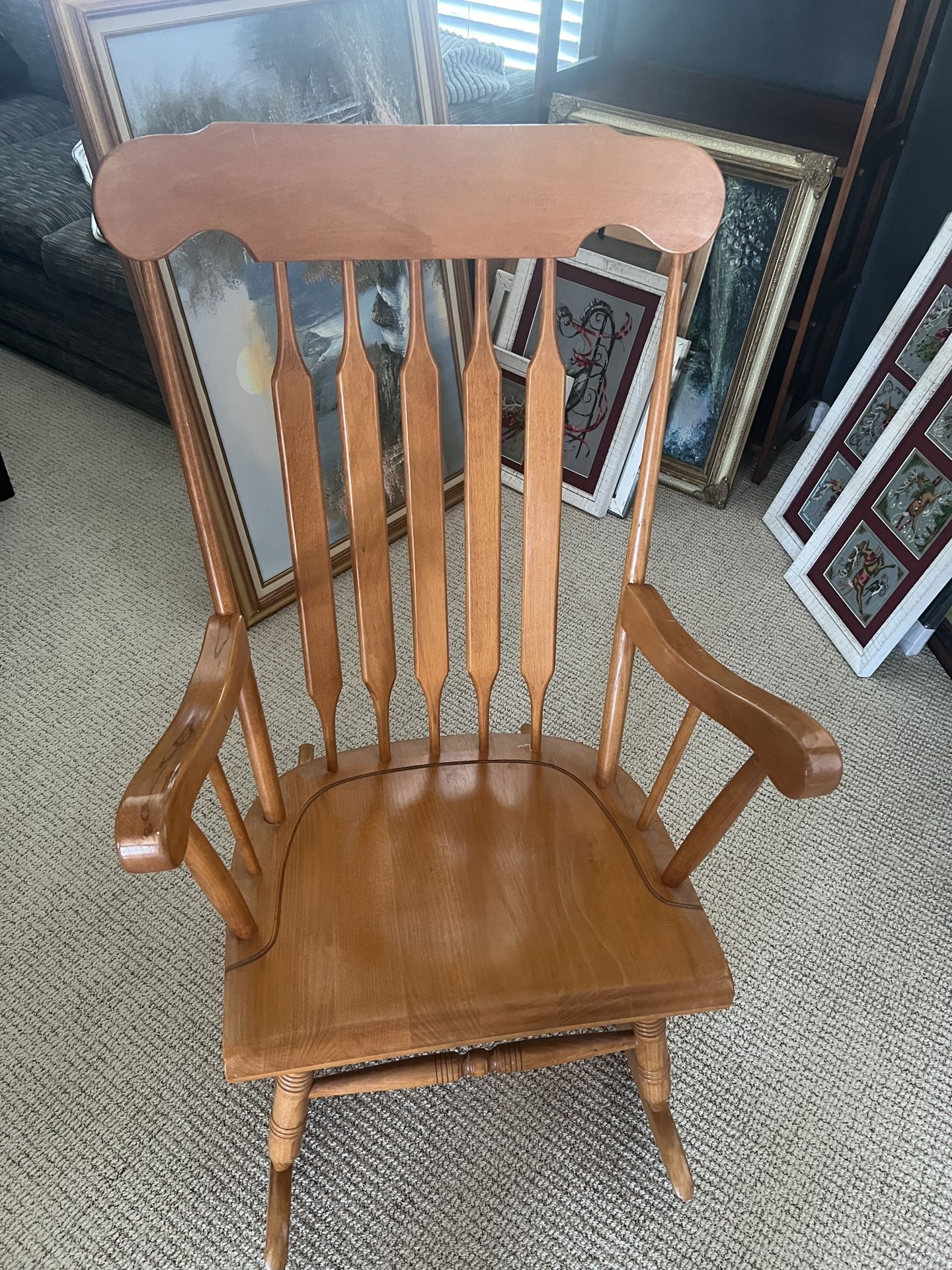 Solid Wood Rocking Chair