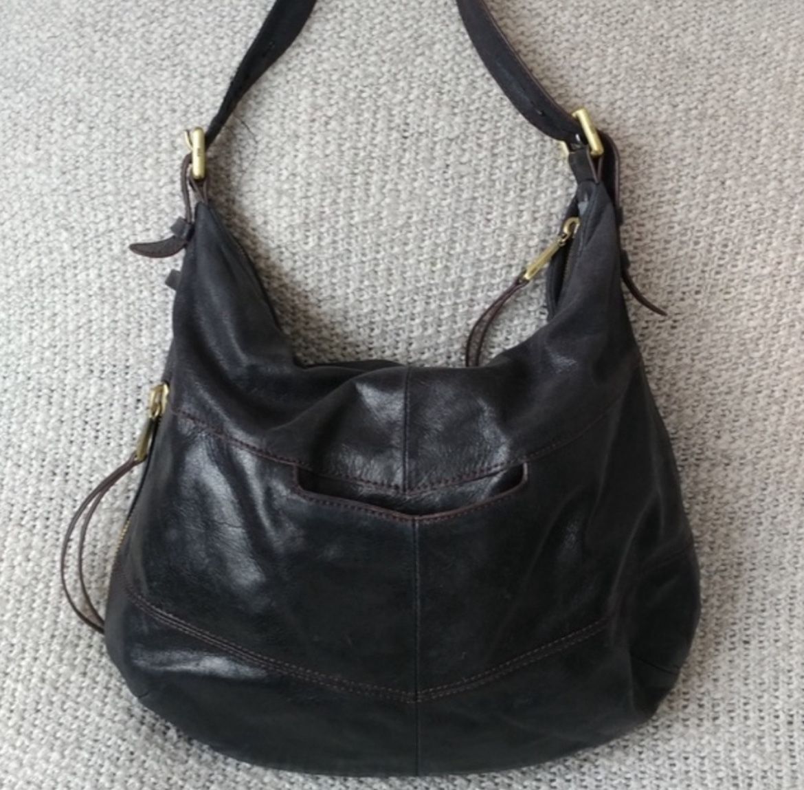 HOBO Leather Hobo Bag