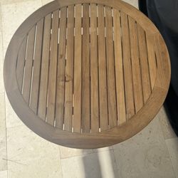 Wood Outdoor Coffee Table