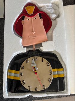 Allen Designs Fireman Pendulum Clock