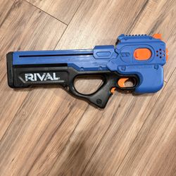 Nerf Rival Charger MXX-1200 Motorized Blaster -- 12-Round Capacity, 95 FPS, 24 Official Nerf Rival Rounds -- Team Blue