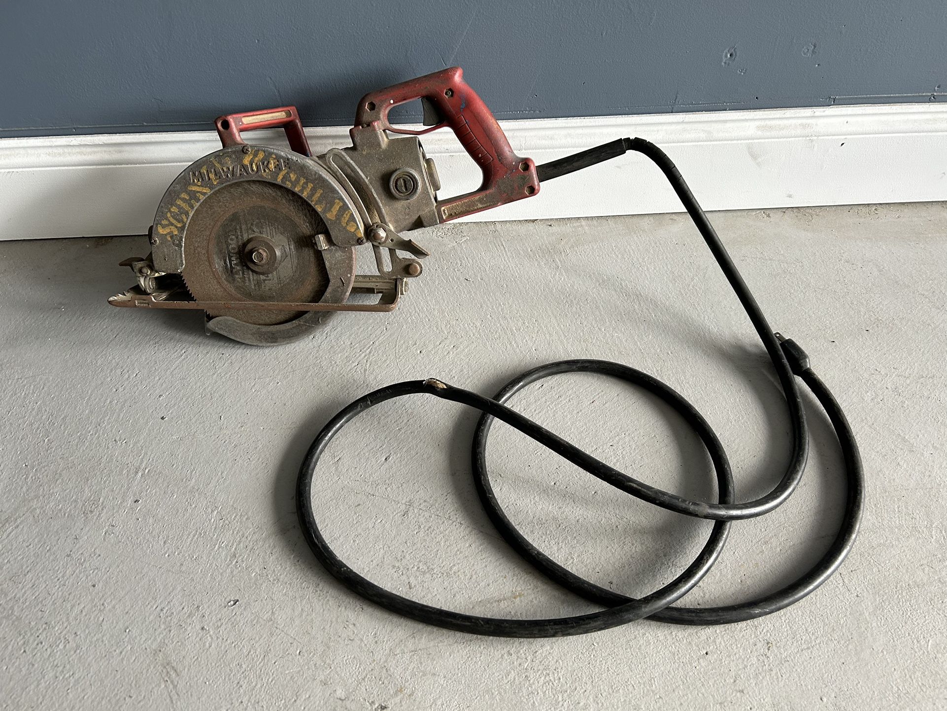Used Old School Milwaukee Circular Saw Model 6373