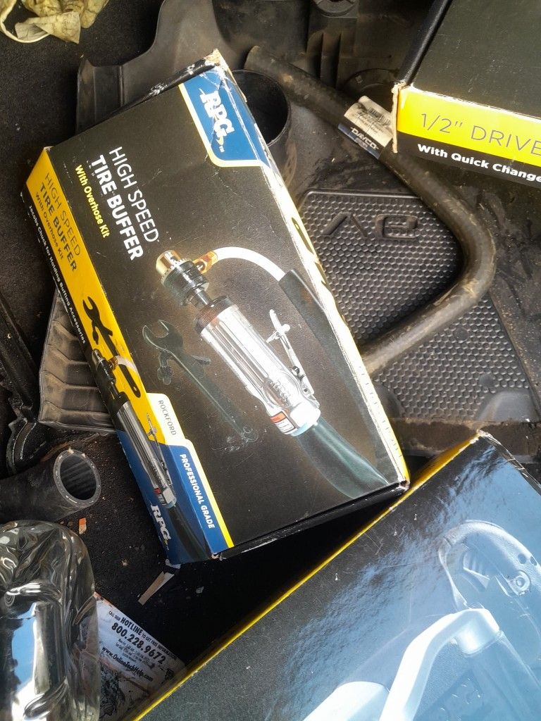 1/2 Impact Air Drill , Wrench,and Tire Buffer 