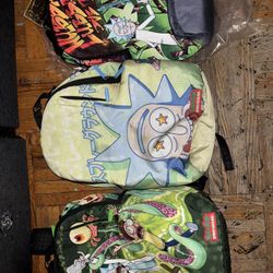 Rick And Morty Sprayground Backpacks 