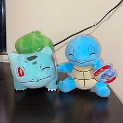 Pokémon Plush Toys Squirtle Bulbasaur