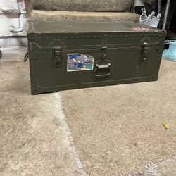 Vintage Military Trunk / Storage