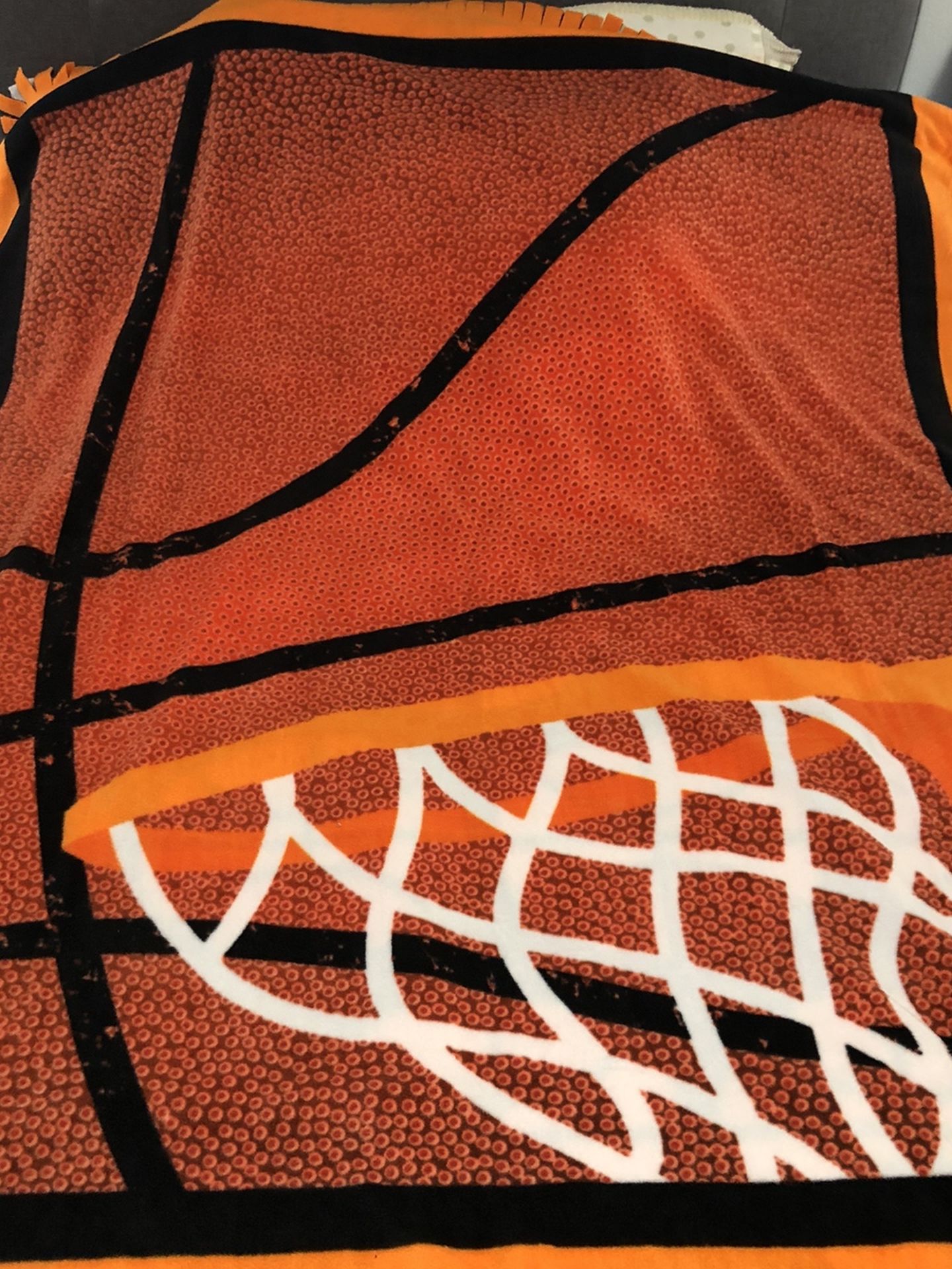 60”x72” Basketball Fleece Blanket