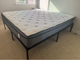 King Size Mattress with Frame