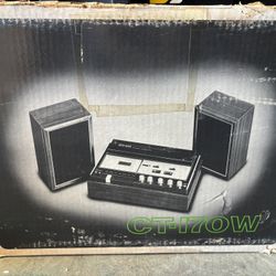 1970s Cassette Stereo Complete Never Opened Box 