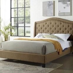 Brand New Brown Platform Bed