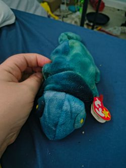 Rare retired chameleon teenie beenie
