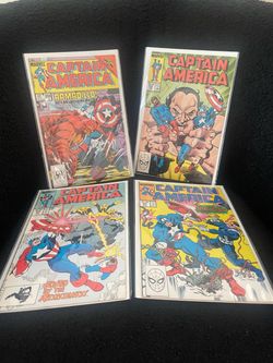 Vintage Captain America Comic Book Lot (4 Issues) - 1(contact info removed) Mid/High Grade Key Books