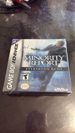 SEALED Minority Report for Gameboy Advance
