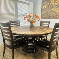 Round Kitchen Table And Chairs 