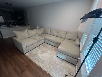 Beige Sectional Couch