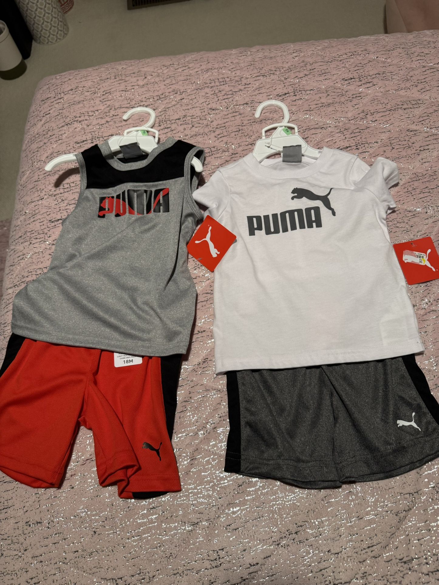 Set Of 2 Puma Outfits 18 Months And Jersey And Shorts