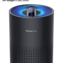 Purivortex Air Purifiers for Bedroom, Quiet Air Purifier with HEPA Filter for Pollen,