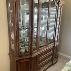 Dining Room Set (China Cabinet, Buffet Server, Table & Chairs) by Bernhardt  PRICE REDUCED 