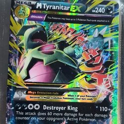 Mega Tyranitar Ex Pokémon Card