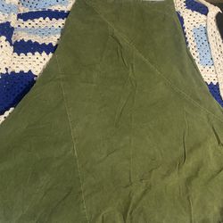Green Long Skirt