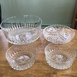 Arcoroc French Crystal bowls