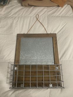 magnetic hanging mail holder