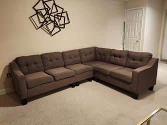 Brown Modular Sectional