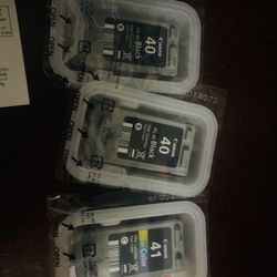 Canon Ink Black and color 40 And 41