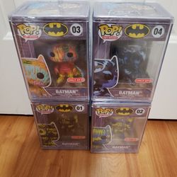 Funko pop target exclusives batman art series complete.