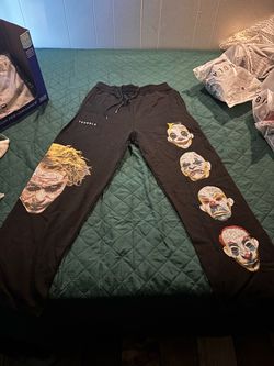 YoungLA Joker Graphic Jogger Pants Size Large