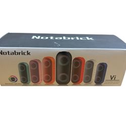 NOTABRICK Bluetooth Speakers Light 30W Portable Wireless Waterproof - Black New