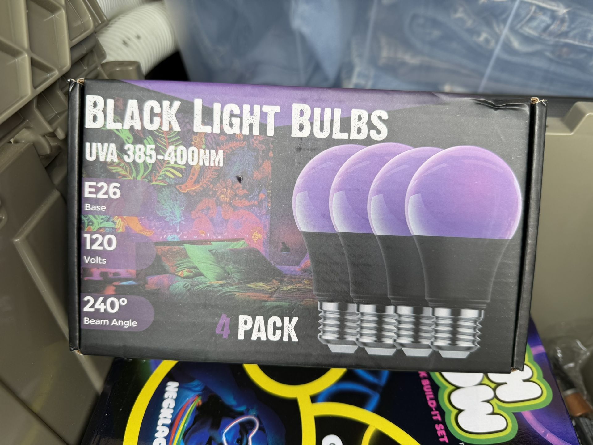 Black Light Bulbs X4