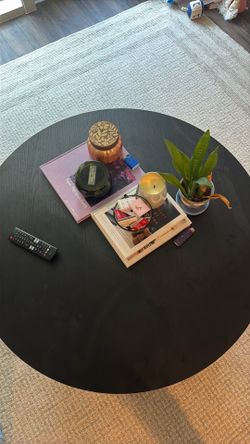 Black coffee table