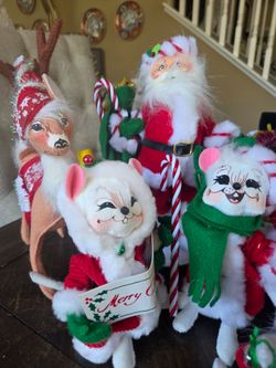 Annalee Christmas Figurine Collection Set