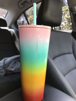 Starbucks rainbow tumbler